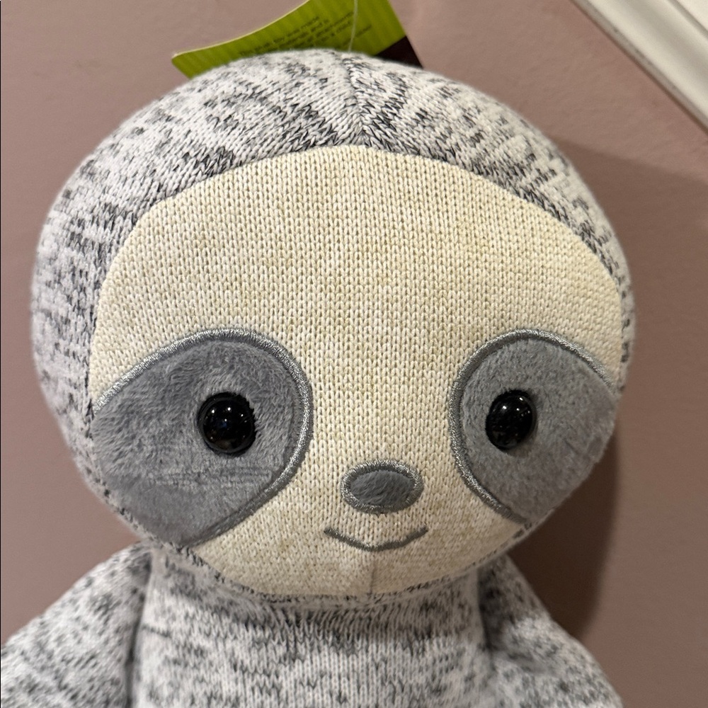 Animal Adventure Gray Sloth Plush Toy - Picture 2 of 11